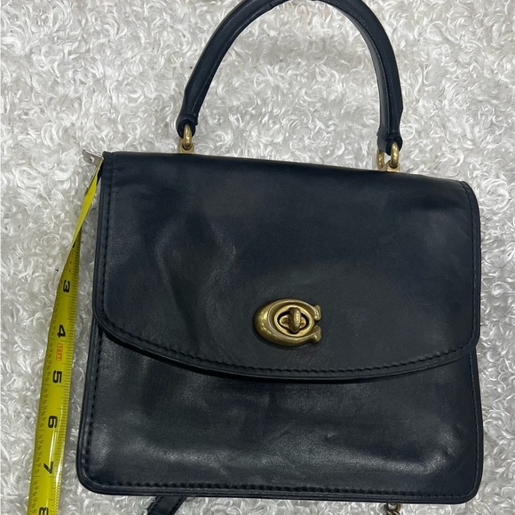 Coach Leather Parker Top Handle Cross Body Handbag - Picture 9 of 9